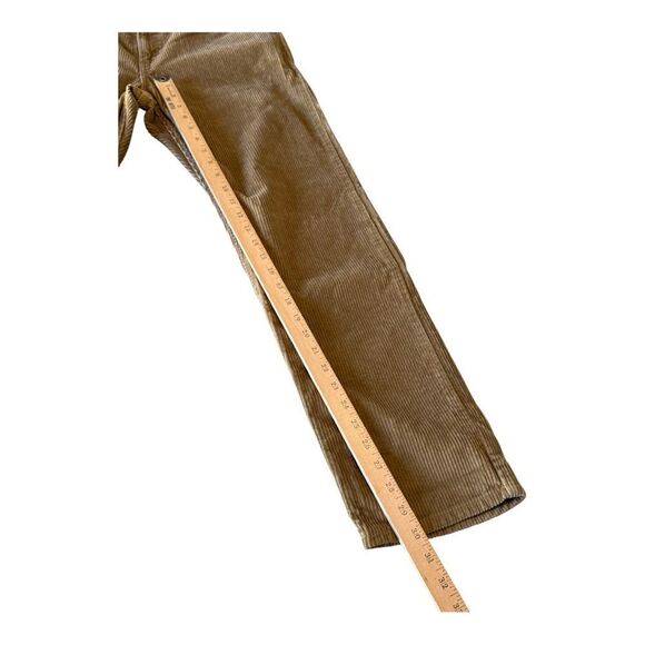 Levi's 314 Shaping Straight relaxed Corduroy Pants Women's Size 30x30 Tan - Picture 7 of 8